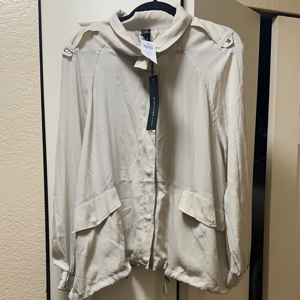 Chico's Cream Trench Coat